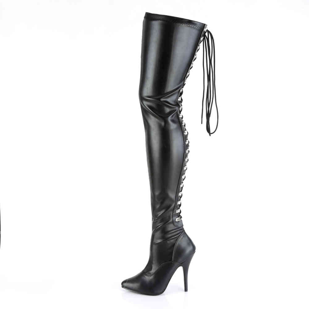 Pleaser Pleaser Overknee Boots SEDUCE3063 Black | Attitude Pleaser Pleaser Overknee Boots SEDUCE3063 Black | Attitude
